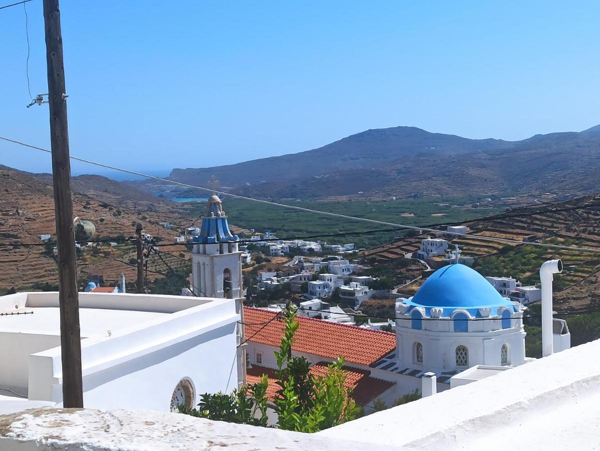 70M2 Neoclassic Villa, Excellent Location Great View Last House Of Village Kalloni  Exterior photo
