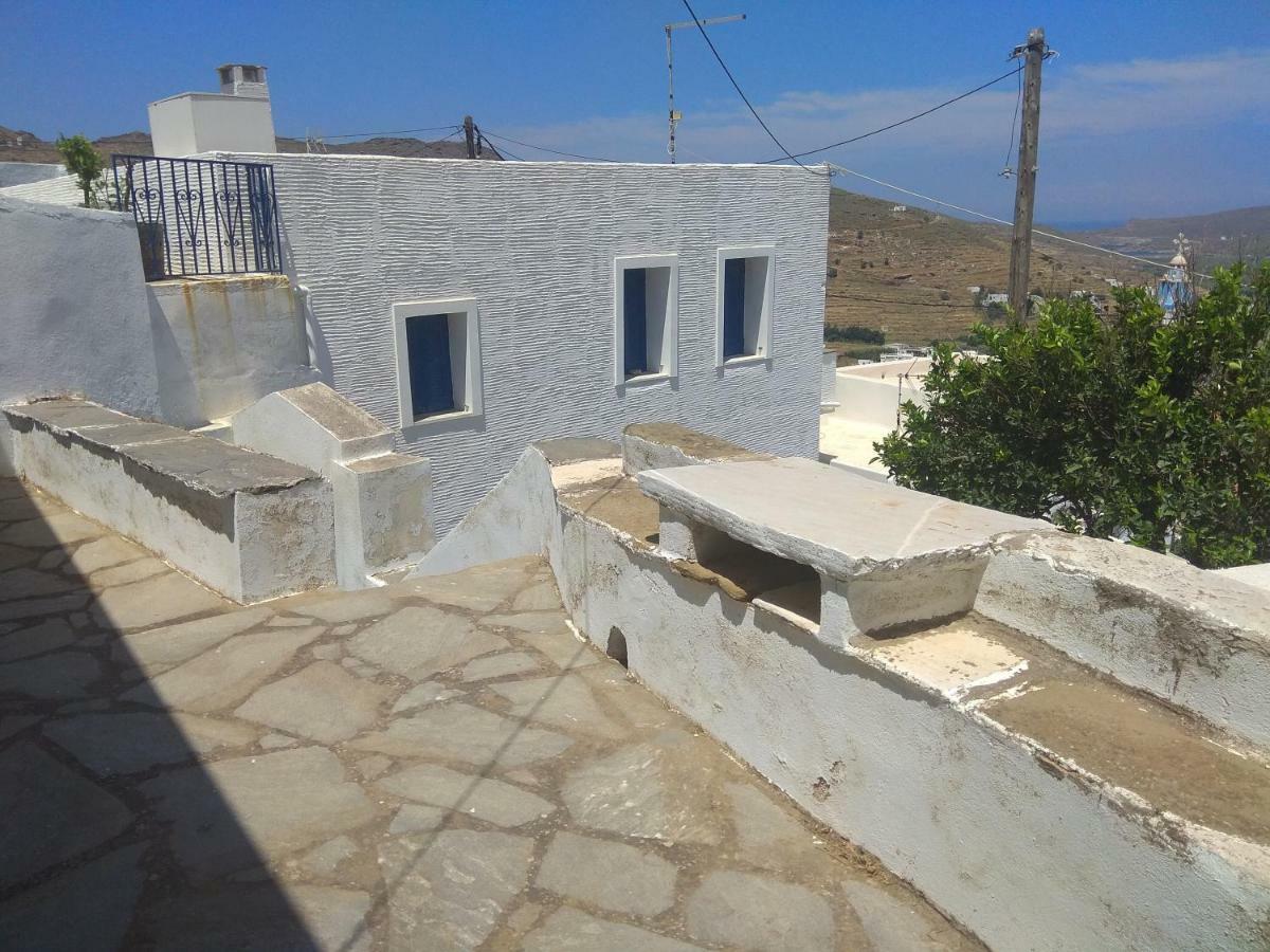 70M2 Neoclassic Villa, Excellent Location Great View Last House Of Village Kalloni  Exterior photo